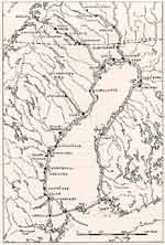 Linnaeus's travel route