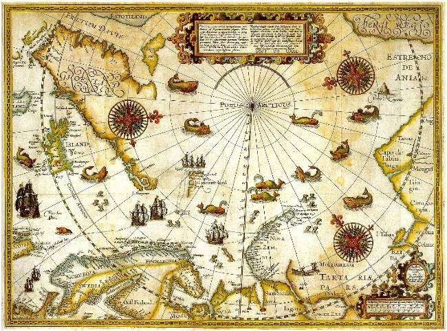 Willem Barentzs polar map 1599