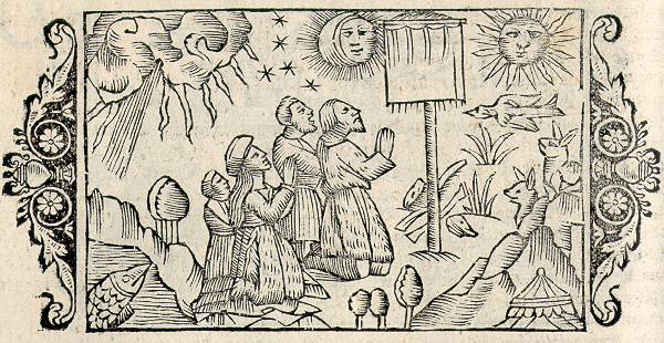 Wood cut from Olaus Magnus